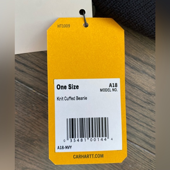 Carhartt A18 Watch Hat - Navy Blue - Picture 3 of 4